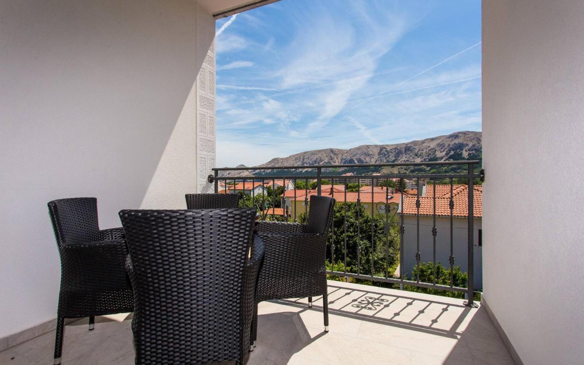 Apartments Bernardeta 1 Baška Exteriör bild