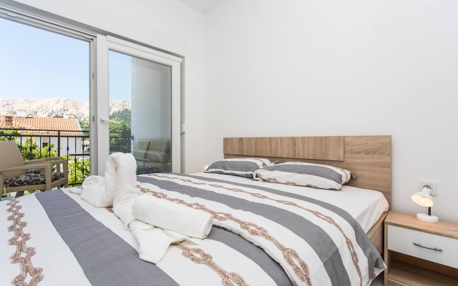 Apartments Bernardeta 1 Baška Exteriör bild